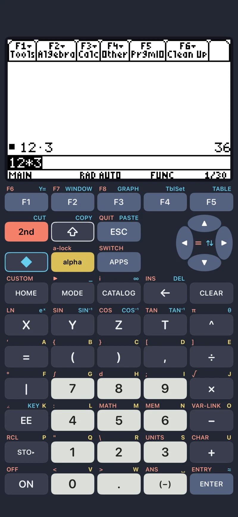The Classic keypad