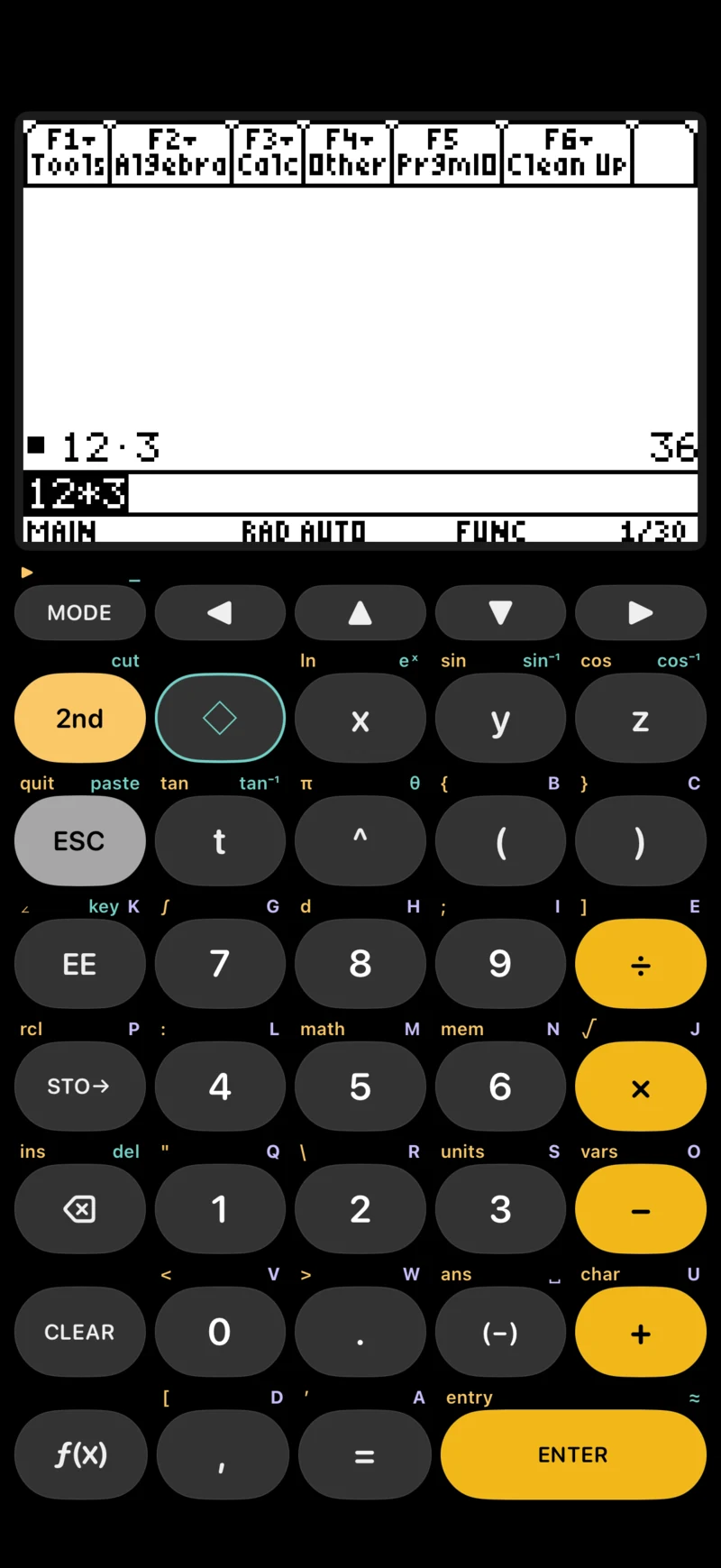 The Engineer keypad